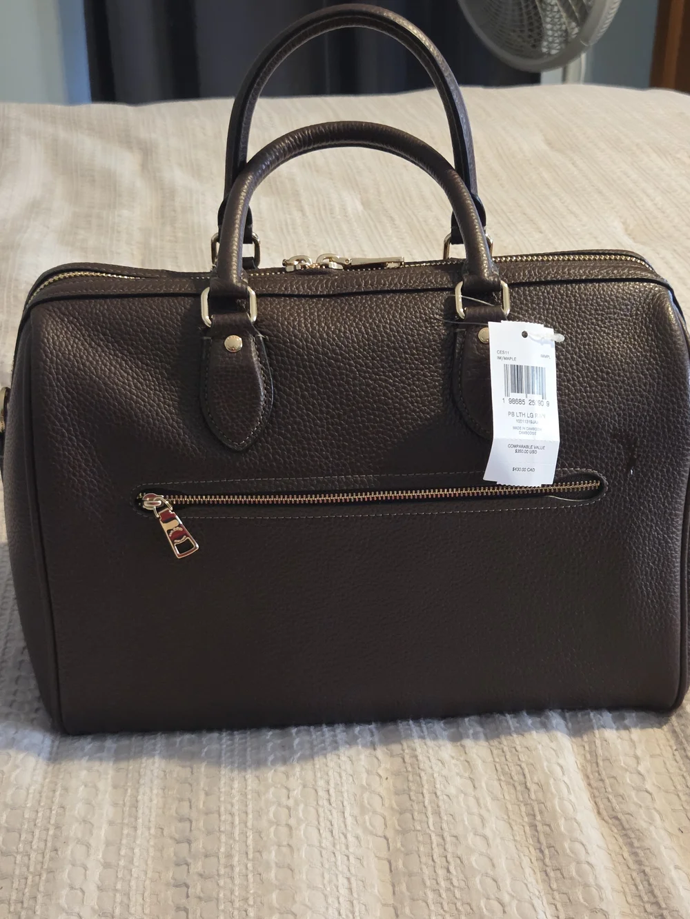 NWT NEW Coach Large Maple Rowan - Picture 3 of 7